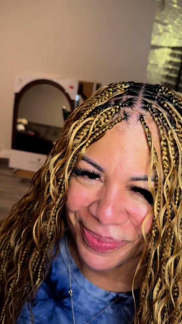 Braiding work by Space Braids 4, Instagram post 3