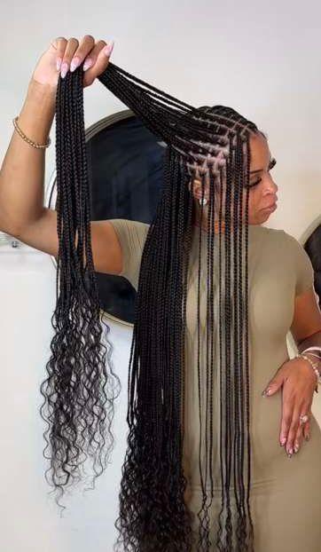 Small Goddess Knotless — Goddess Knotless at Space Braids 4
