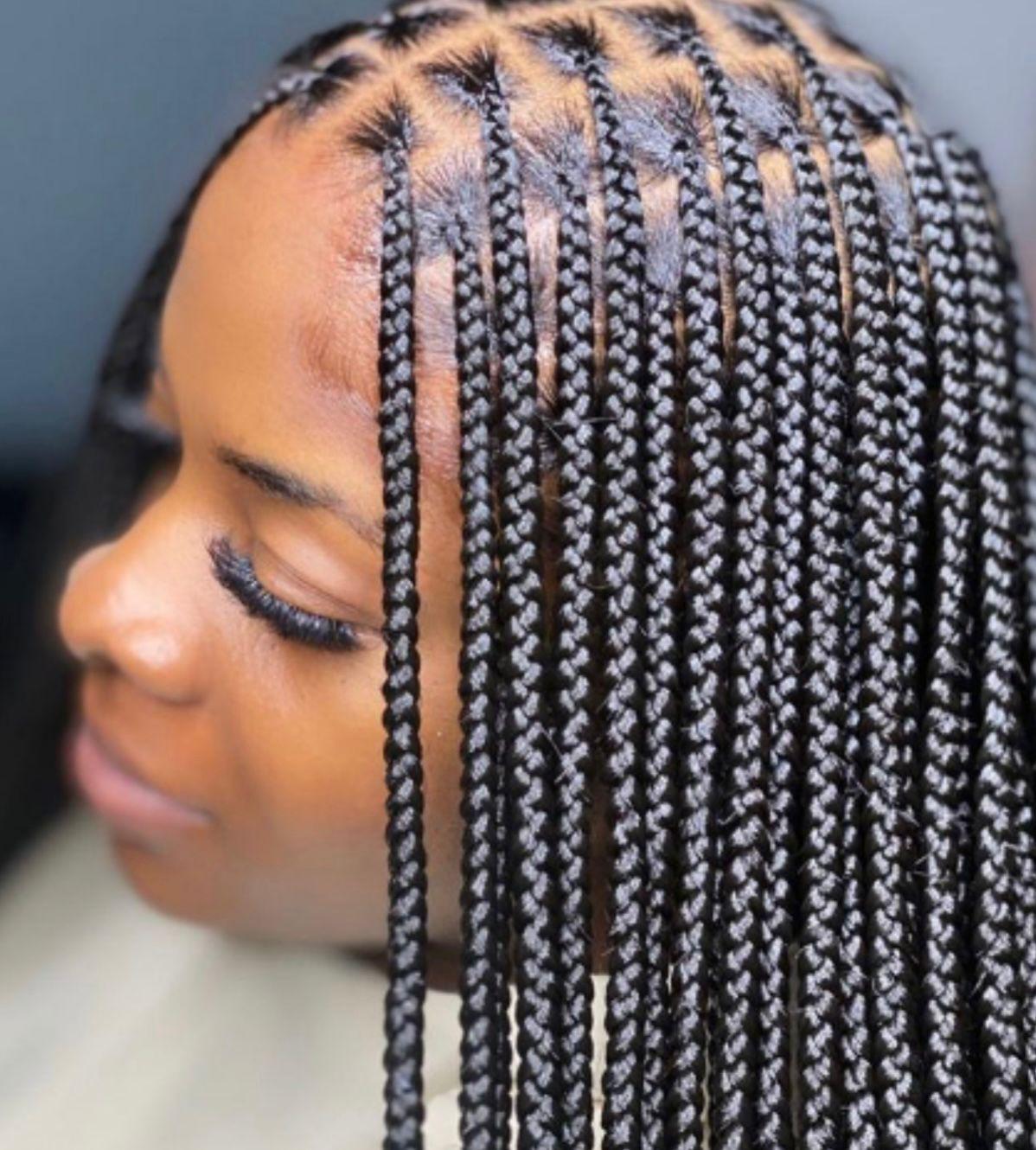 Small Knotless — Knotless Braids at Space Braids 4